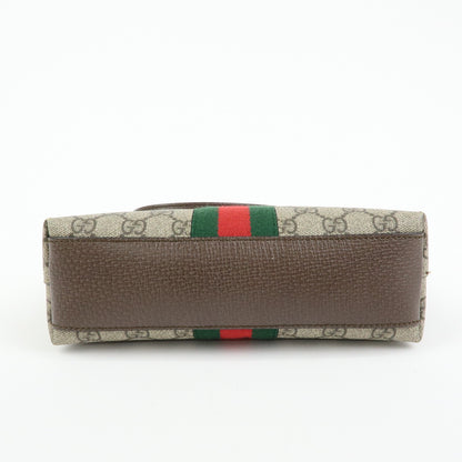 Gucci Ophidia Dome GG Coated Canvas, Beige, Canvas, Shoulder Bag