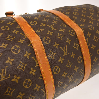 Louis Vuitton Keepall Canvas, Brown, Canvas, Travel Bag