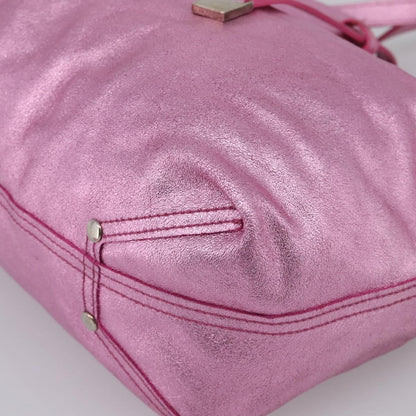 Tiffany & Co. Vintage Leather, Pink, Stainless Steel, Shoulder Bag