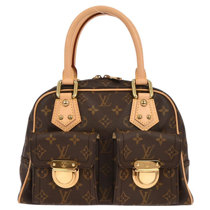 Louis Vuitton Manhattan Monogram Canvas, Brown, Canvas, Handbag
