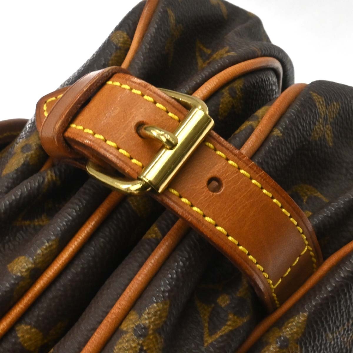 Louis Vuitton Saumur Monogram Canvas, Brown, Canvas, Shoulder Bag