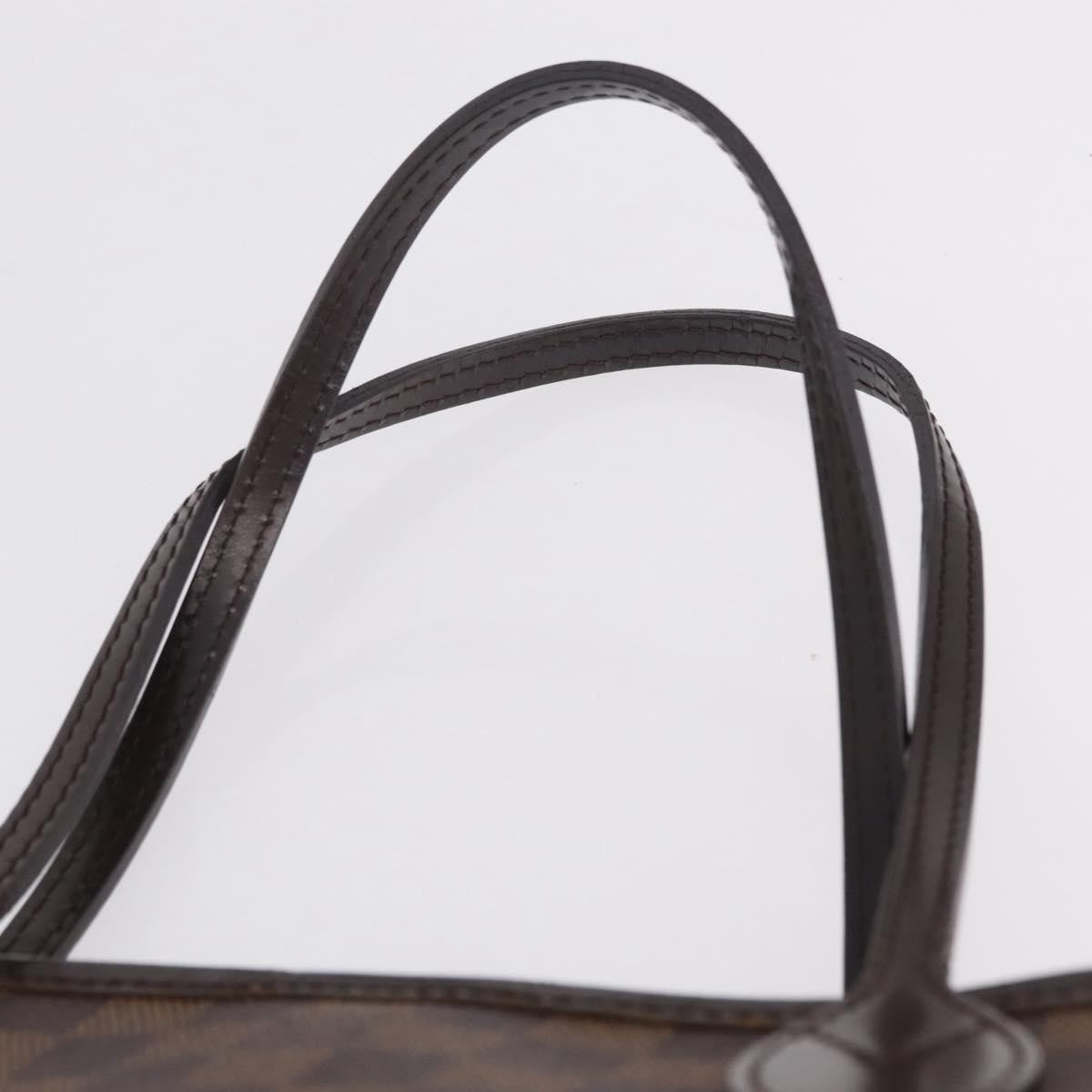 Louis Vuitton Neverfull Damier, Brown, Canvas, Tote Bag