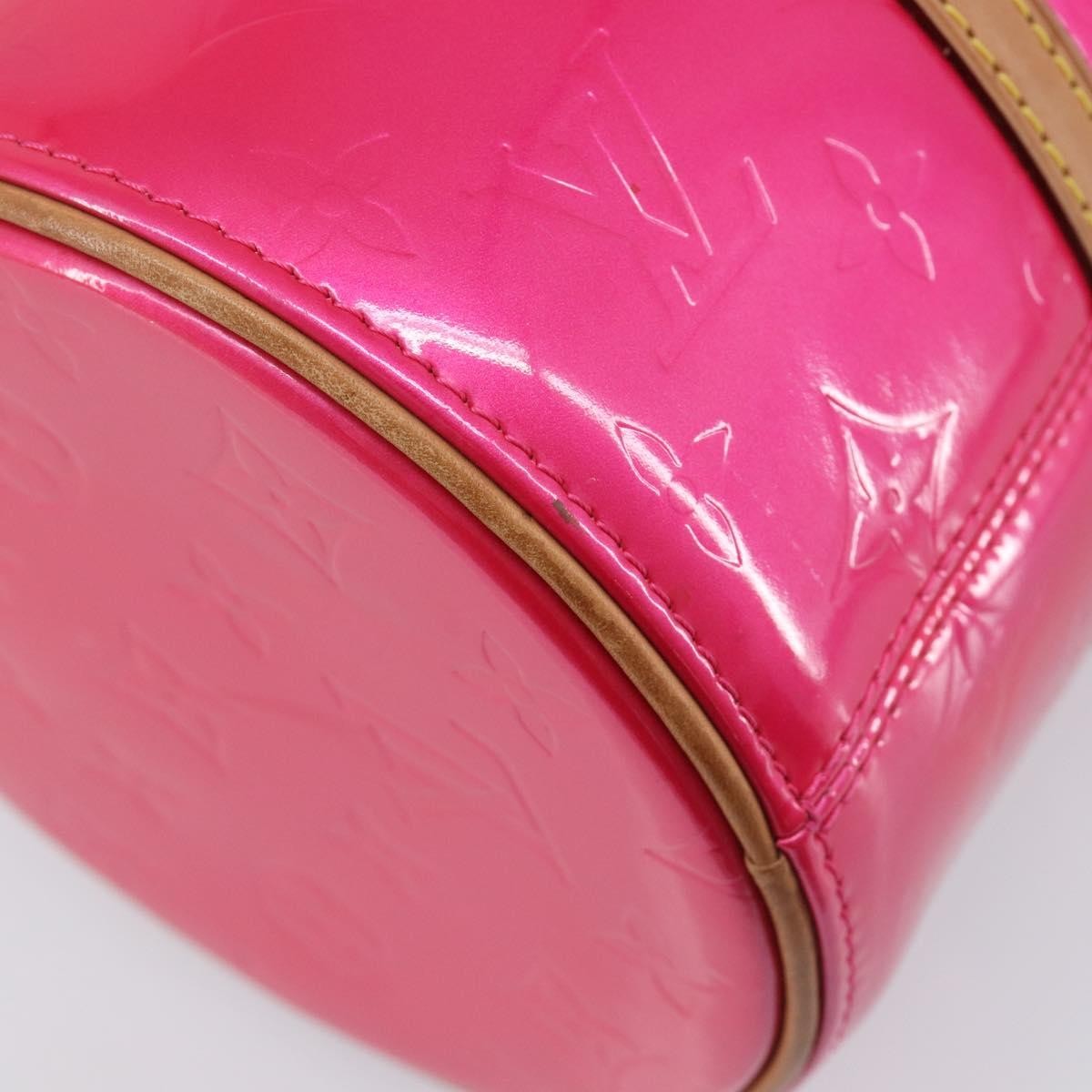 Louis Vuitton Bedford Monogram Vernis, Pink, Patent Leather, Handbag