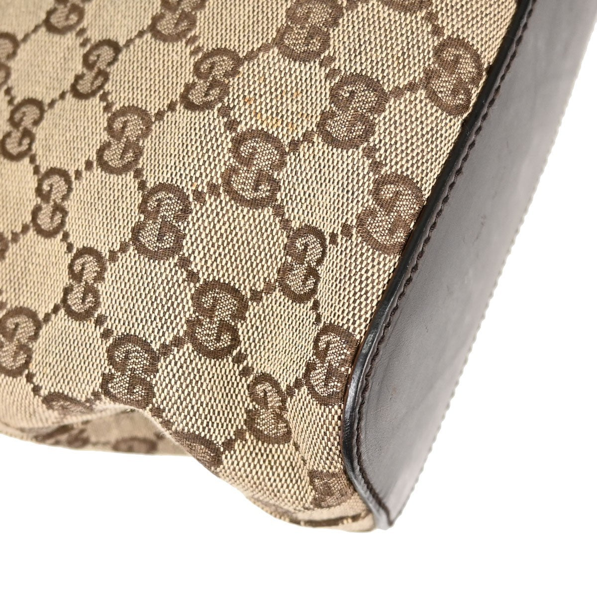 Gucci Flap Card Case Apple Print GG Coated Canvas None, Beige, Canvas, Card Holder