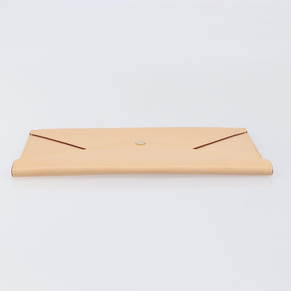Louis Vuitton Rivets Envelope Clutch Leather, Beige, Leather, Clutch
