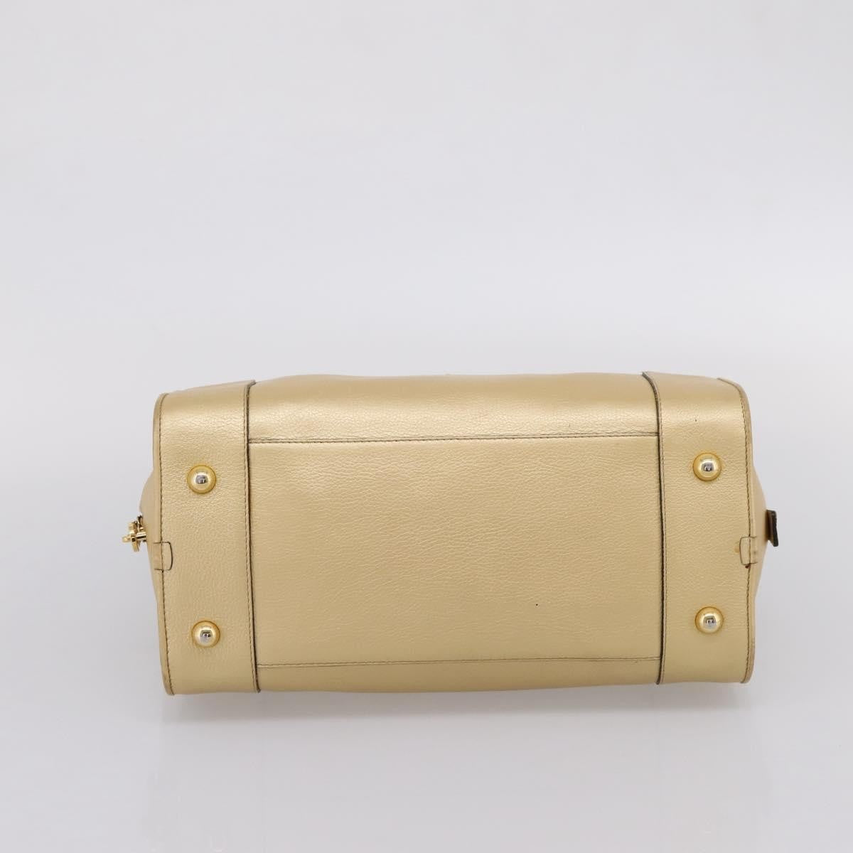 Loewe Amazona Leather, Gold, Leather, Handbag