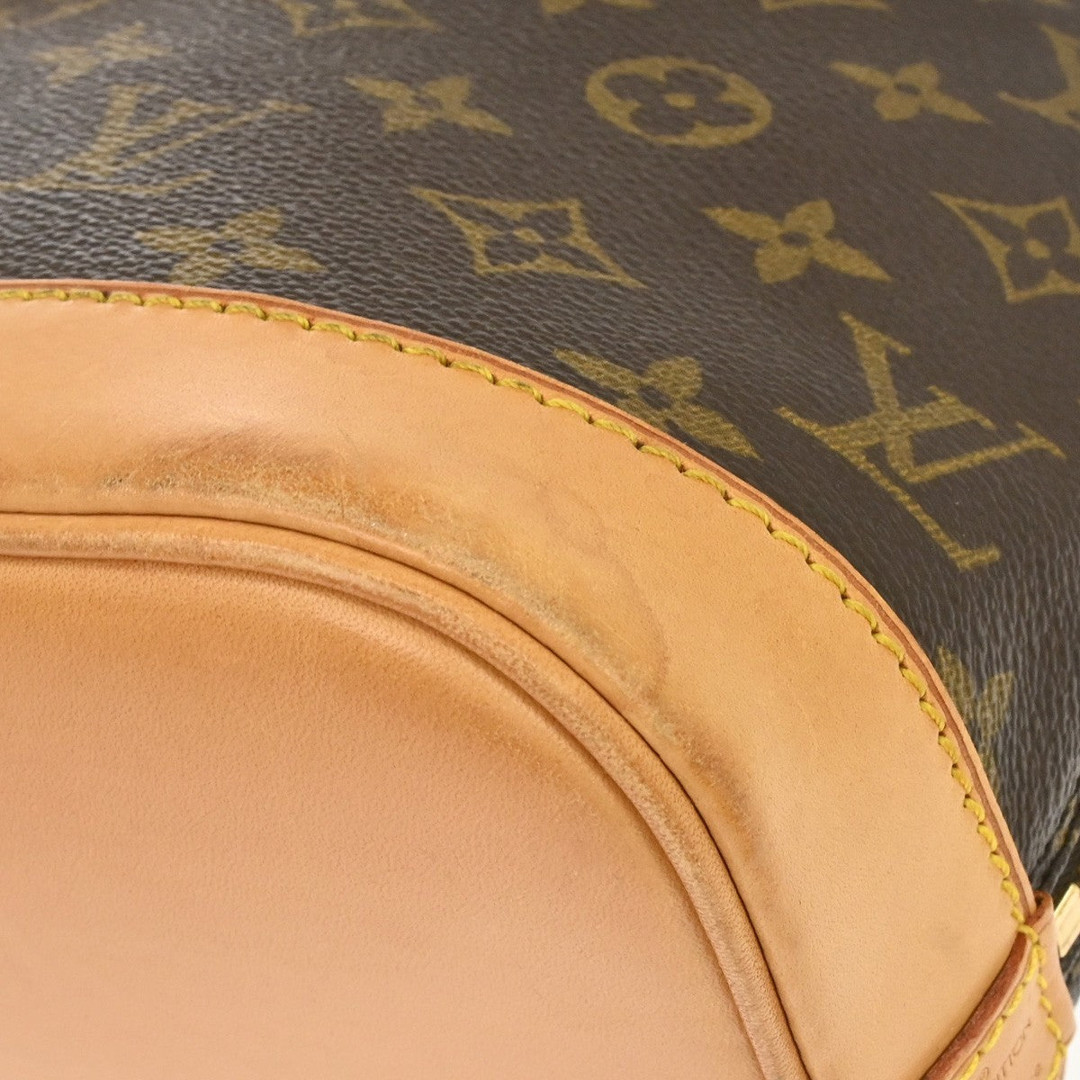 Louis Vuitton Vintage Alma Monogram Canvas, Brown, Canvas, Handbag