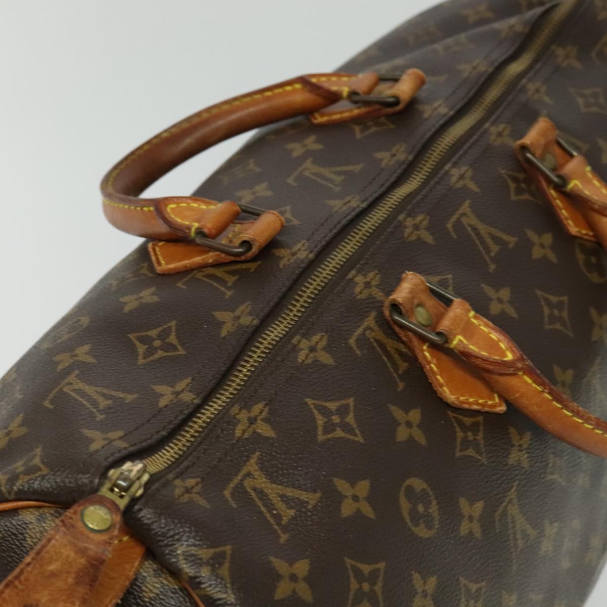Louis Vuitton Speedy Handbag Monogram Canvas, BROWN, CANVAS, Handbag
