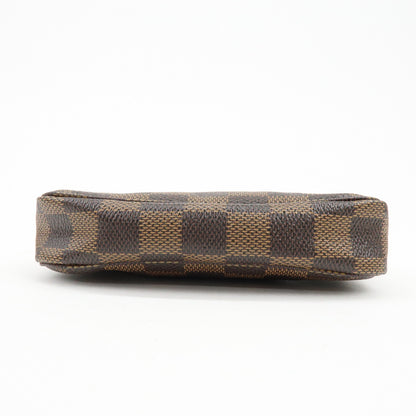 Louis Vuitton Pochette Accessoires Limited Edition Damier, Brown, Canvas, Clutch