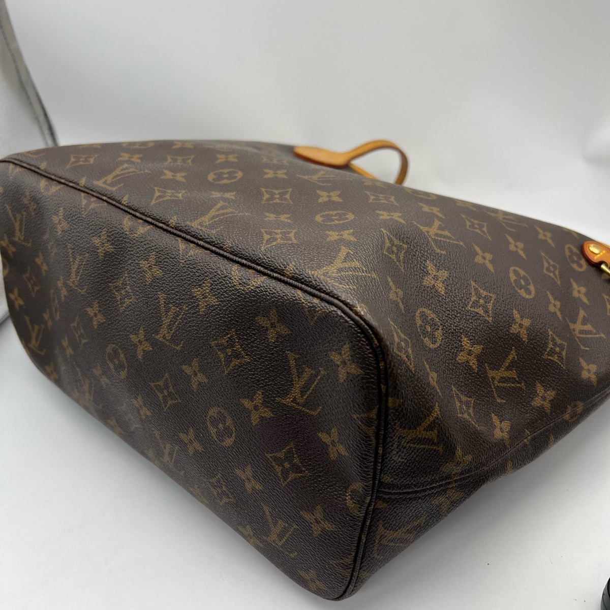 Louis Vuitton Neverfull Monogram Canvas, Brown, Canvas, Tote Bag
