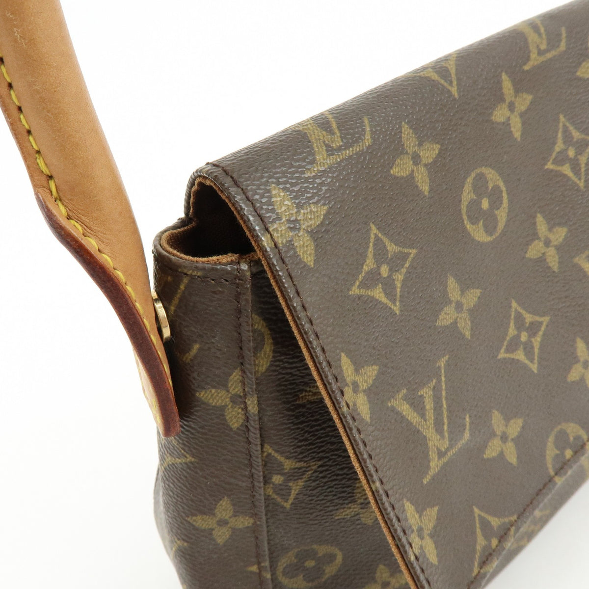 Louis Vuitton Looping Monogram Canvas, Brown, Canvas, Handbag
