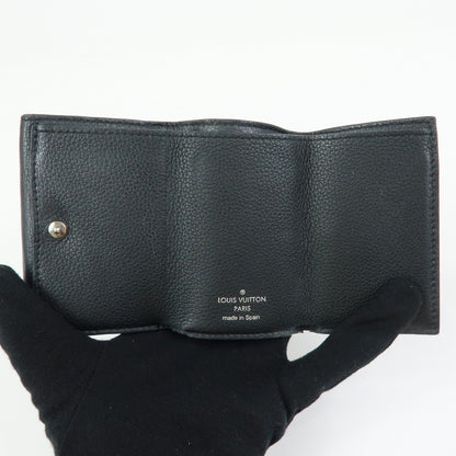 Louis Vuitton Lockmini Leather, Black, Leather, Wallet