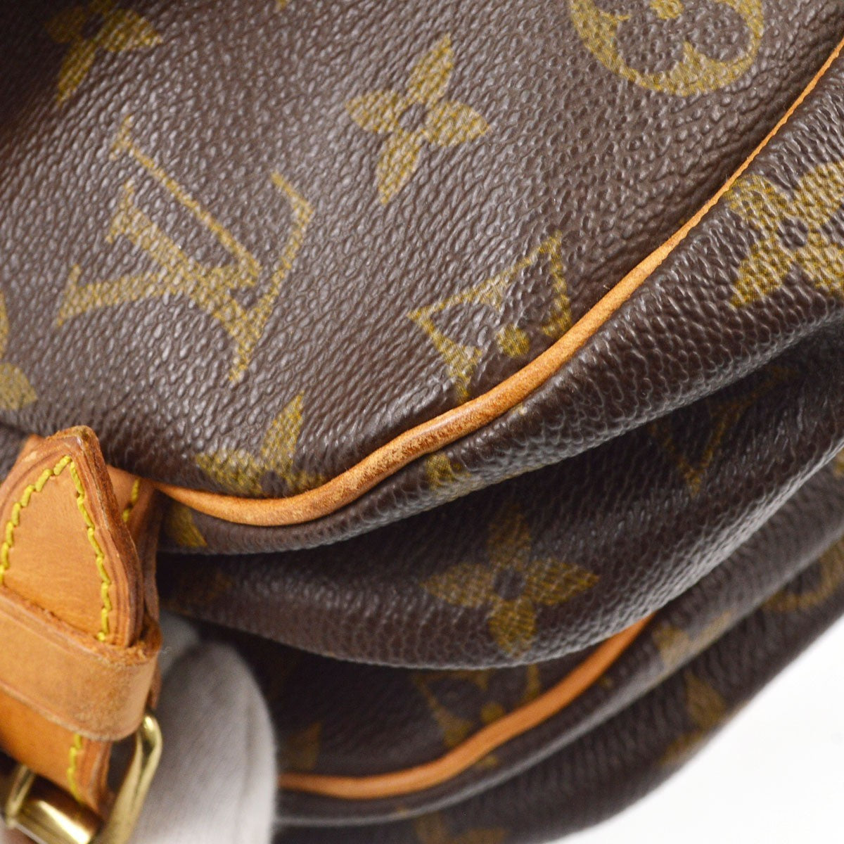 Louis Vuitton Saumur Monogram Canvas, Brown, Canvas, Handbag