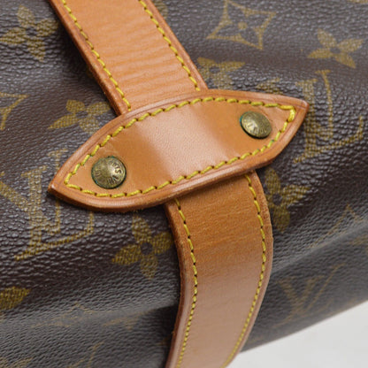 Louis Vuitton Saumur Monogram Canvas, Brown, Canvas, Shoulder Bag