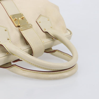 Louis Vuitton Suhali L'Ingenieux Leather, White, Leather, Handbag