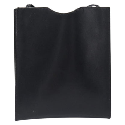Hermes Onimaitou Leather, Black, Leather, Shoulder Bag