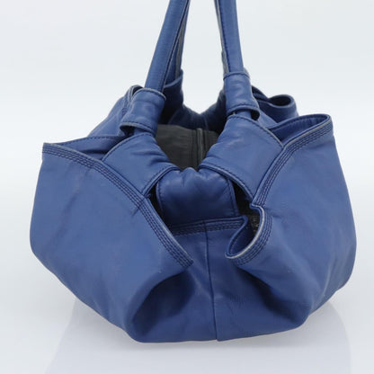 Loewe Anagram Logo Nappa Aire Hand Leather, Blue, Leather, Handbag