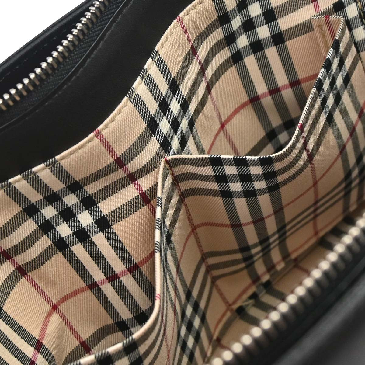 Burberry Handbag Leather, Black, Leather, Handbag