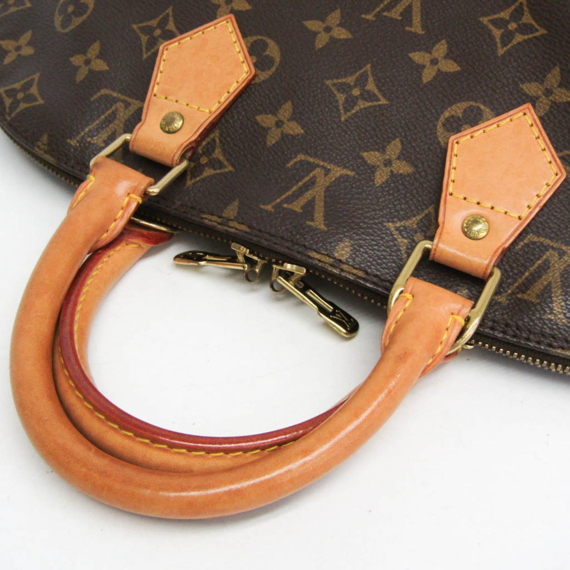 Louis Vuitton Alma Monogram, Brown, Canvas, Handbag
