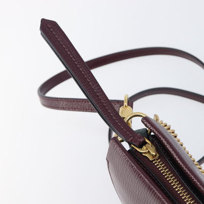 Givenchy Cross 3 Leather, Burgundy, Leather, Crossbody Bag