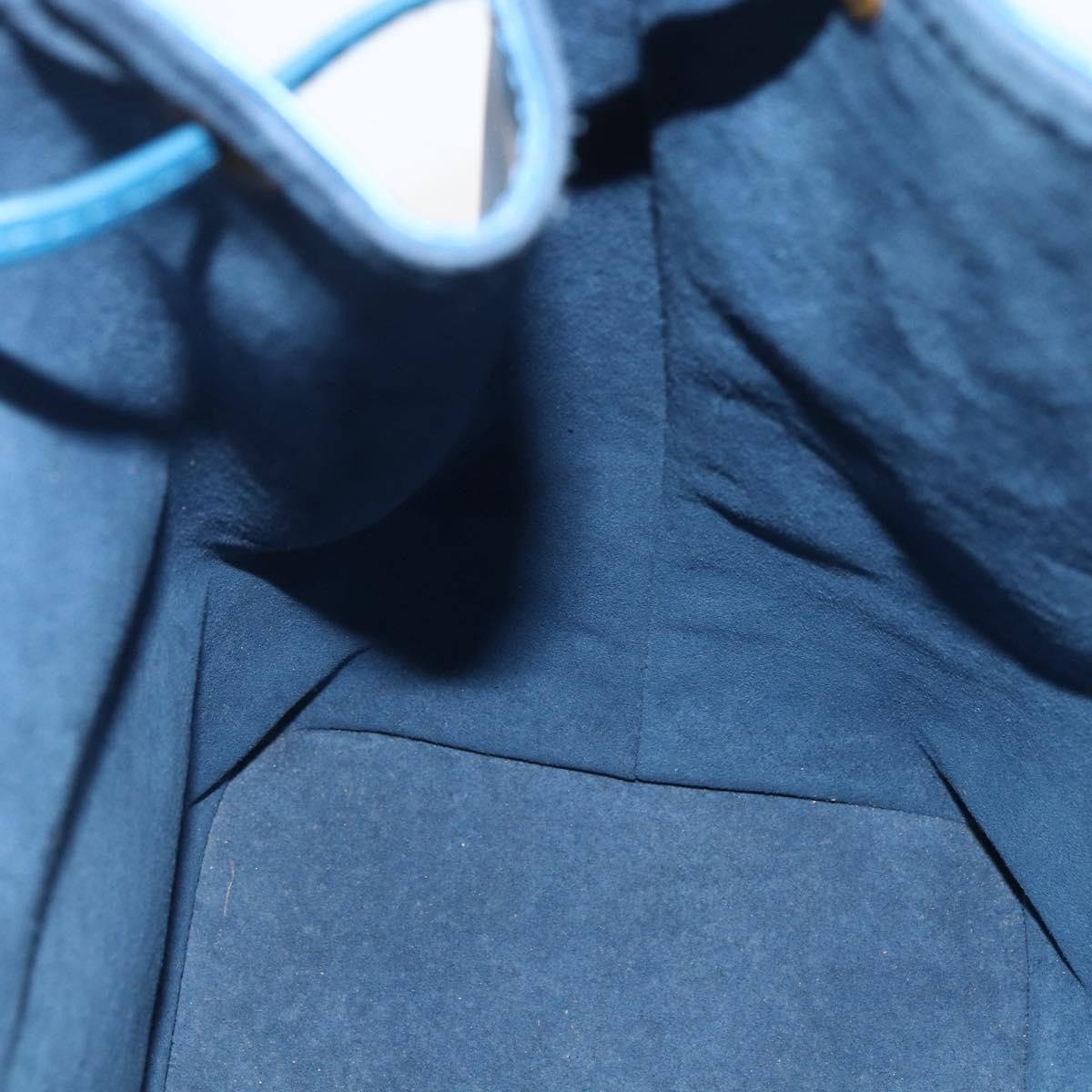 Louis Vuitton Noe Epi Leather, Blue, Leather, Shoulder Bag