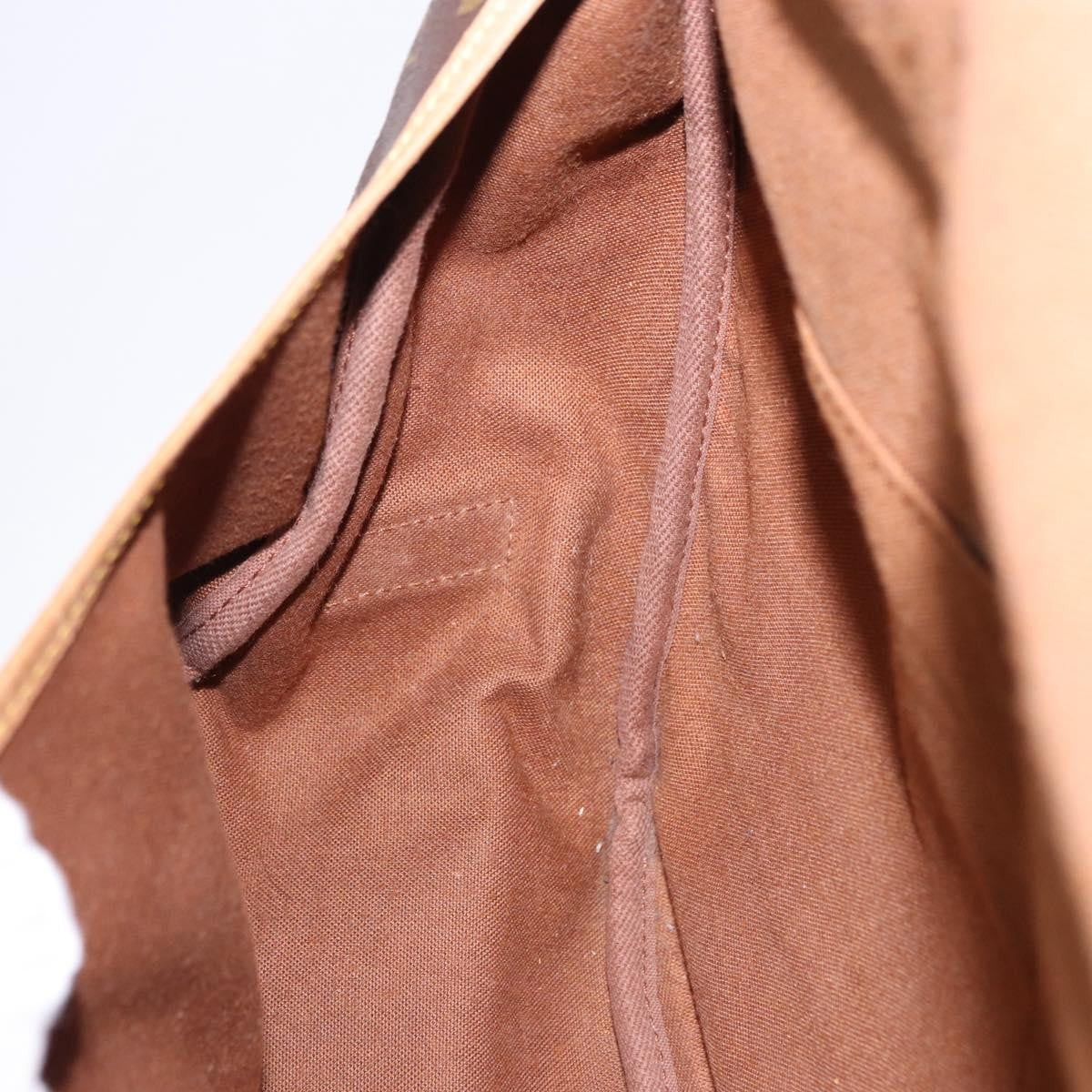 Louis Vuitton Saumur Monogram, Brown, Canvas, Shoulder Bag