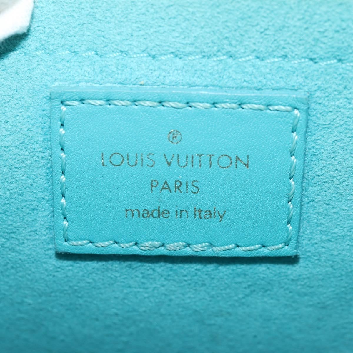 Louis Vuitton New Wave Chain Quilted Leather, Blue, Leather, Shoulder Bag
