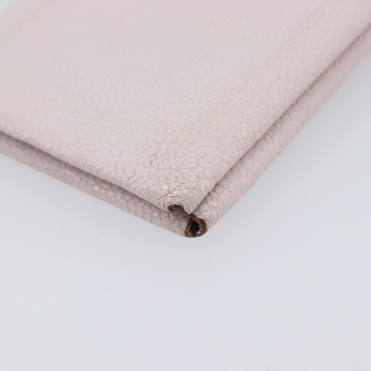 Hermes Calvi Duo Card Holder Chevre Mysore, Pink, Leather, Card Holder