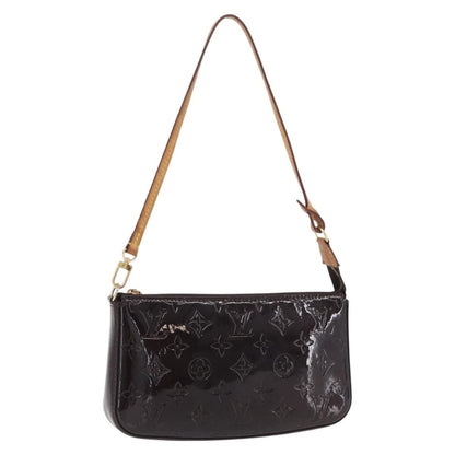 Louis Vuitton Lexington Pochette Monogram Vernis, Brown, Patent Leather, Clutch
