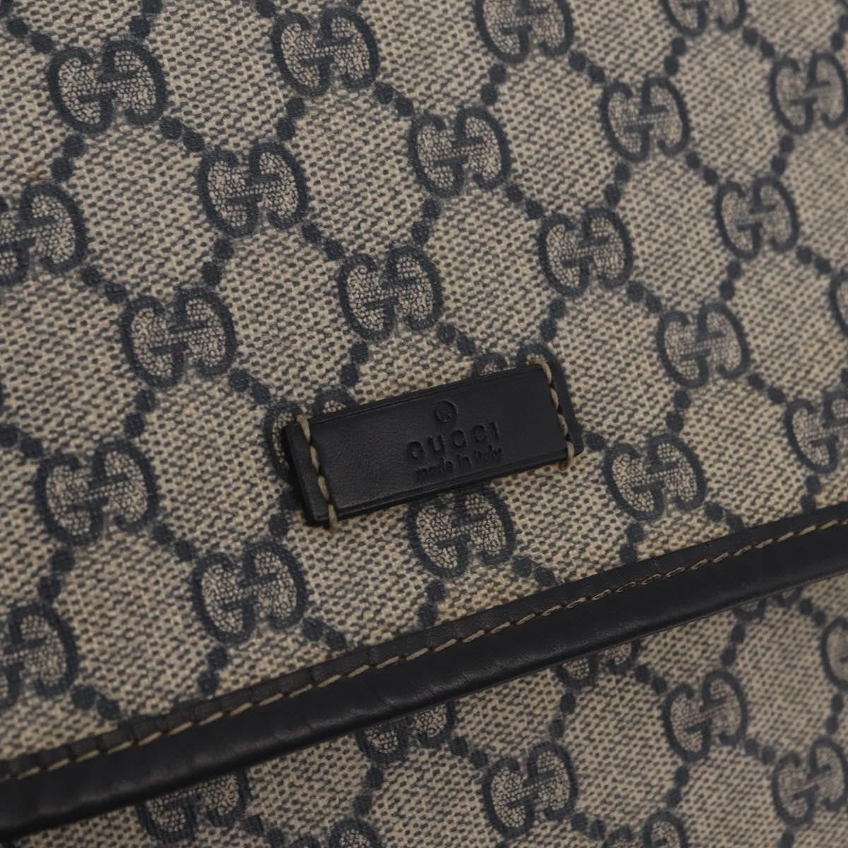 Gucci GG Messenger GG Coated Canvas, Navy, PVC, Shoulder Bag