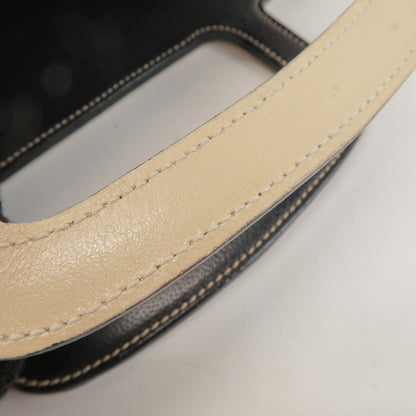 Miu Miu Vintage Leather, Beige, Canvas, Tote Bag