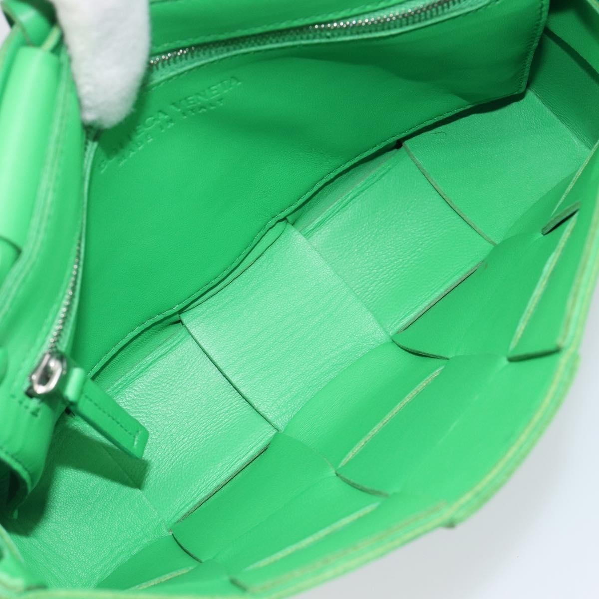 Bottega Veneta Cassette Maxi Intrecciato Leather, Green, Leather, Crossbody Bag