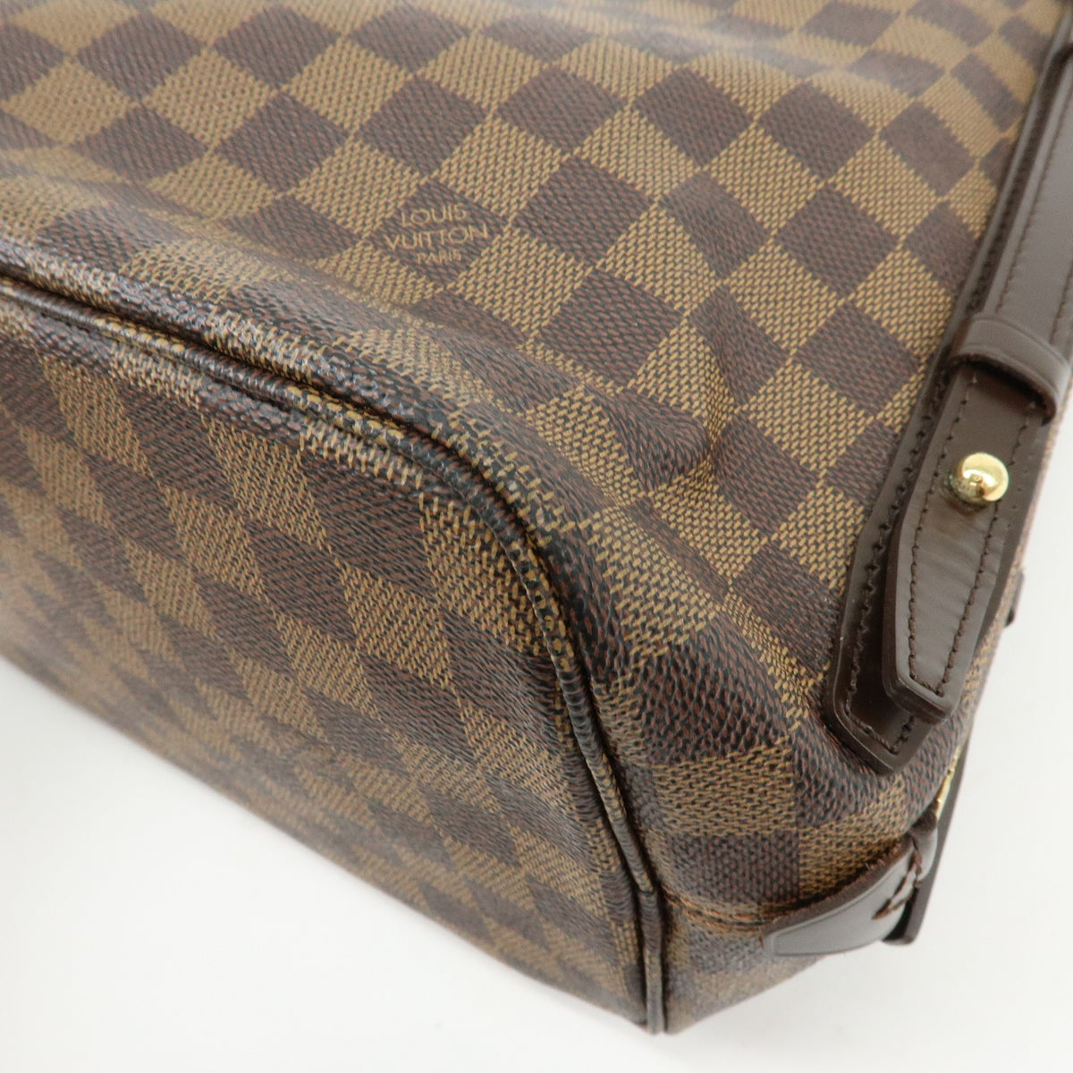 Louis Vuitton Cabas Rivington Damier, Brown, Canvas, Tote Bag