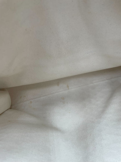 Celine Vertical Square Cabas Tote Canvas with Leather, BROWN, CANVAS, Tote bag