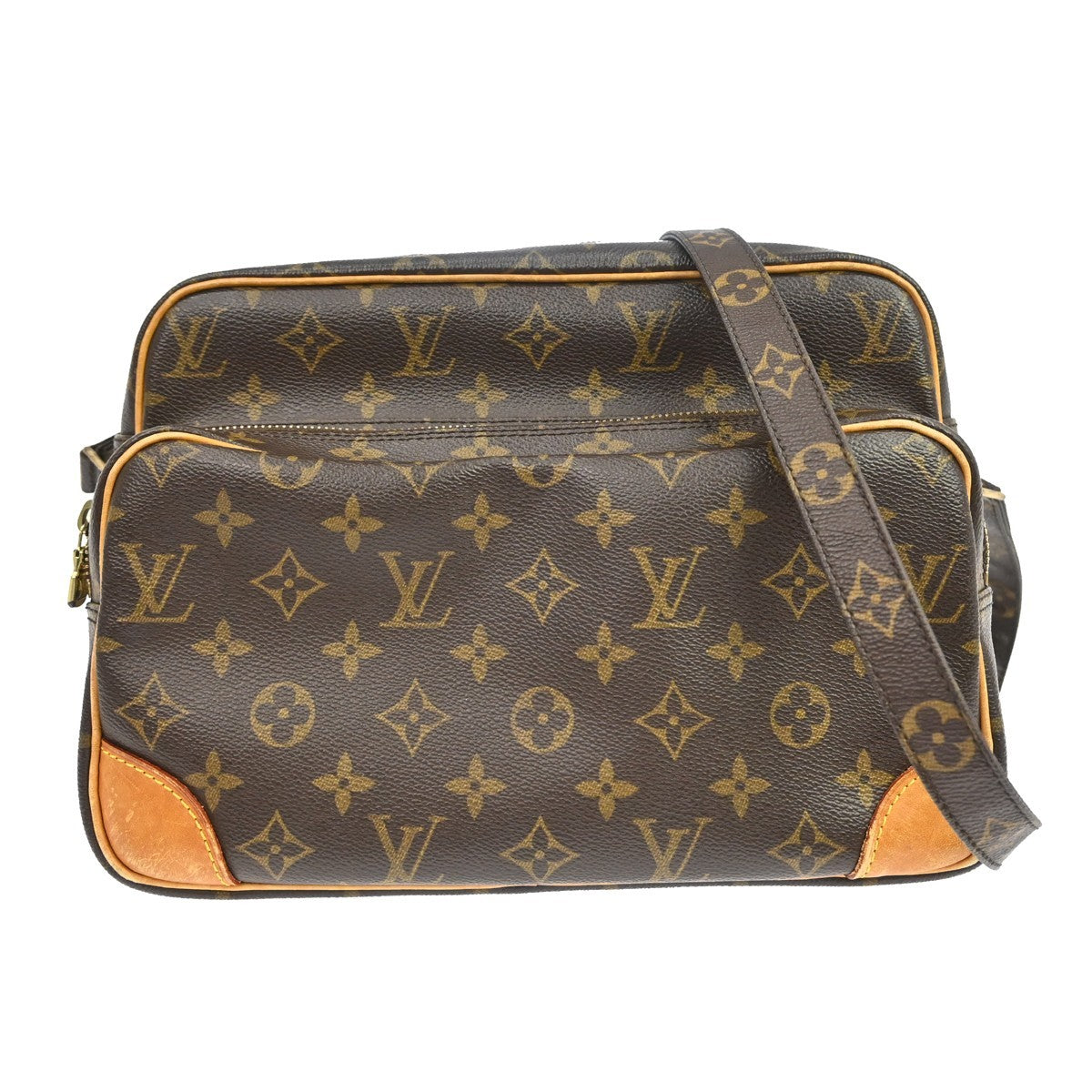Louis Vuitton Nil Messenger Monogram Canvas, Brown, Canvas, Handbag