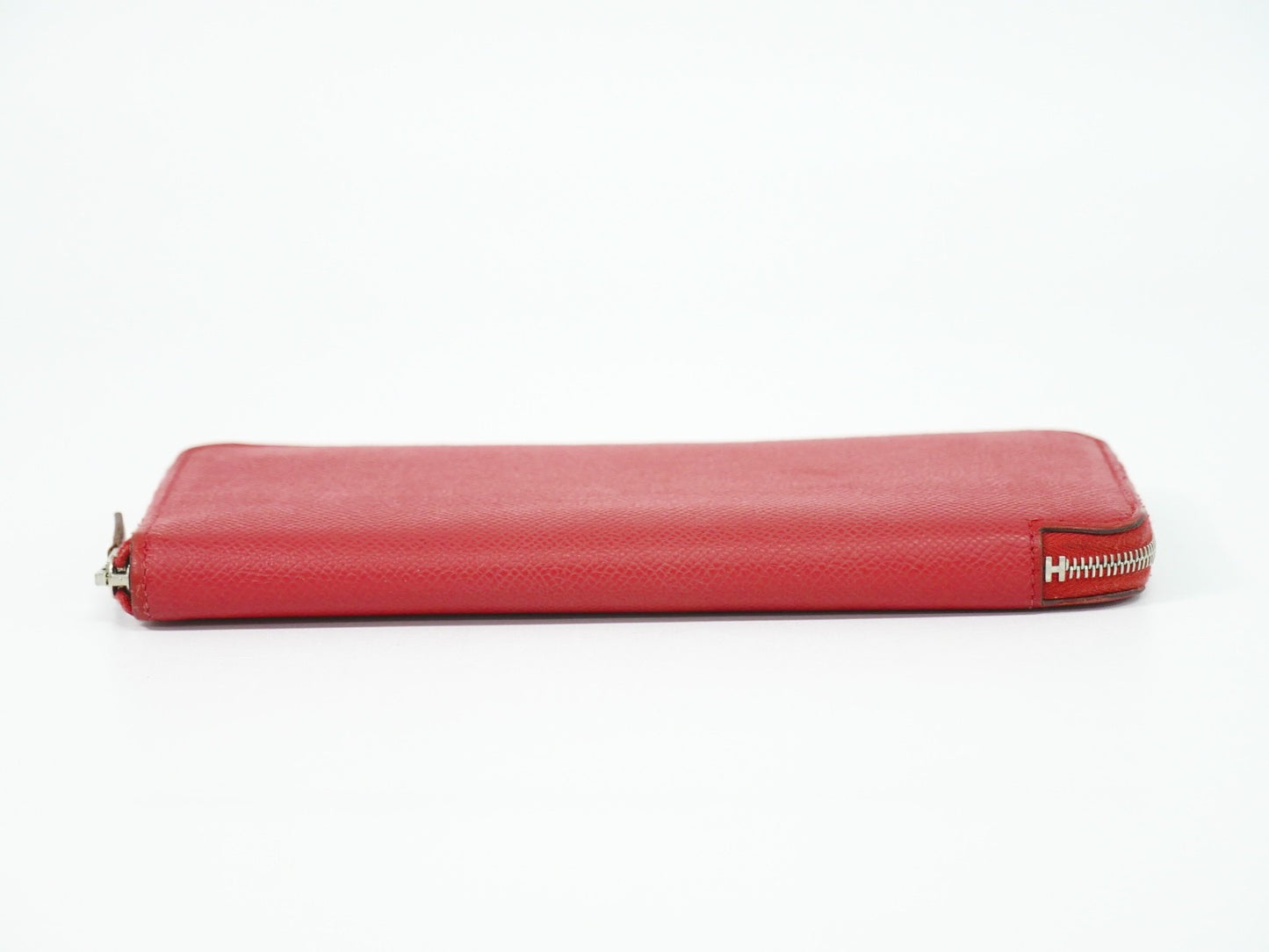 Hermes Azap Zip Around Silk'in Epsom, Pink, Leather, Wallet