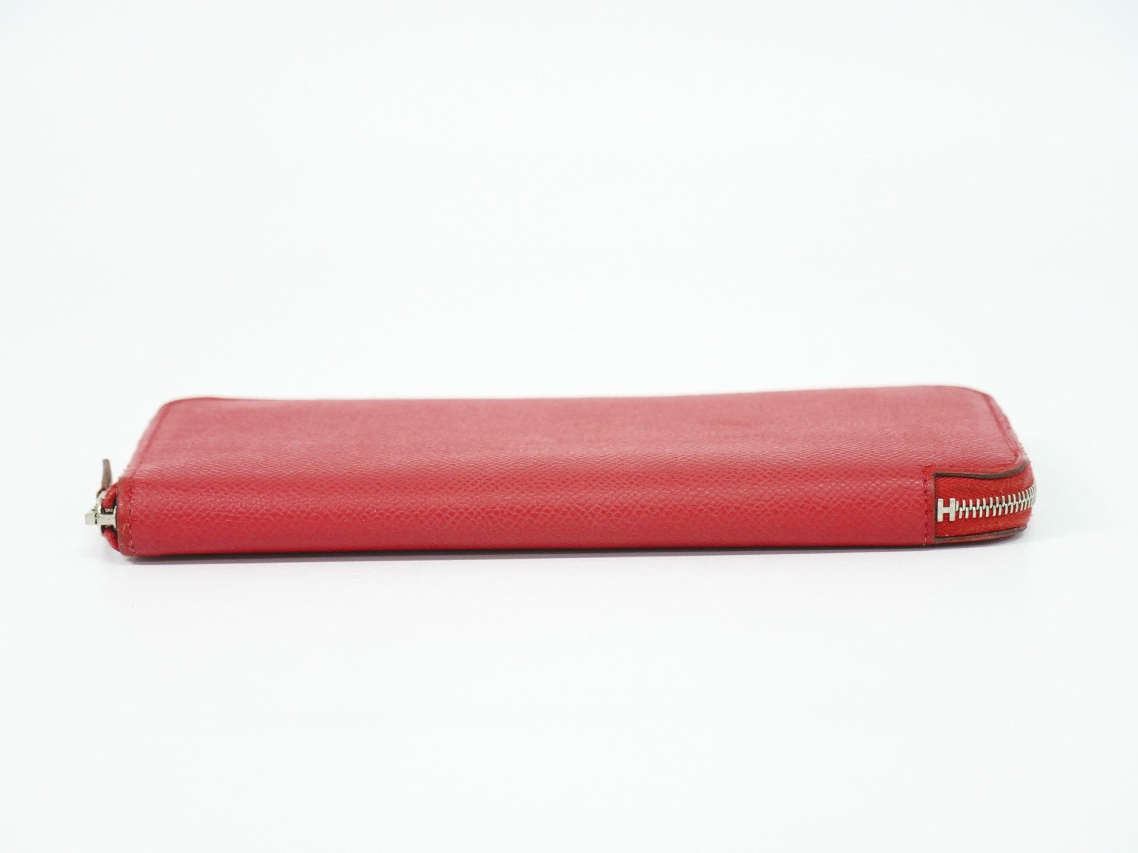Hermes Azap Zip Around Silk'in Epsom, Pink, Leather, Wallet
