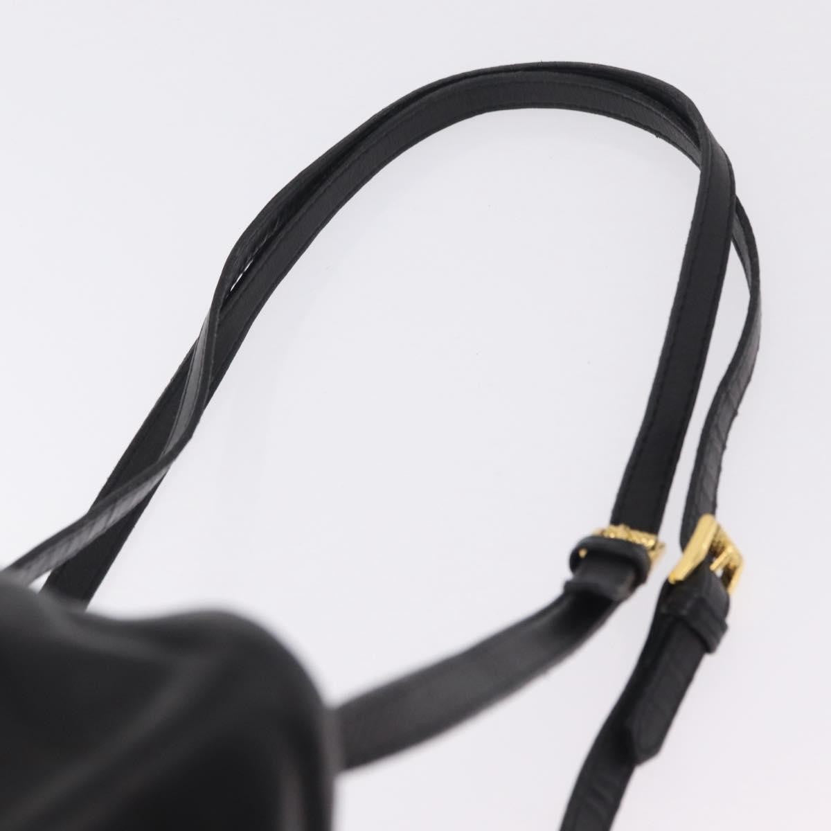 Bottega Veneta Backpack Leather with Intrecciato, Black, Leather, Backpack