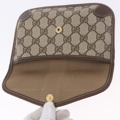 Gucci Sherry line Canvas, Beige, PVC, Clutch