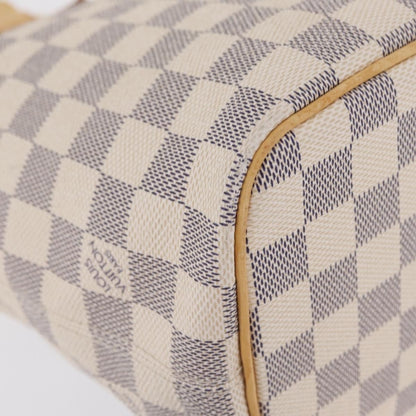 Louis Vuitton Saleya Damier, White, Canvas, Handbag