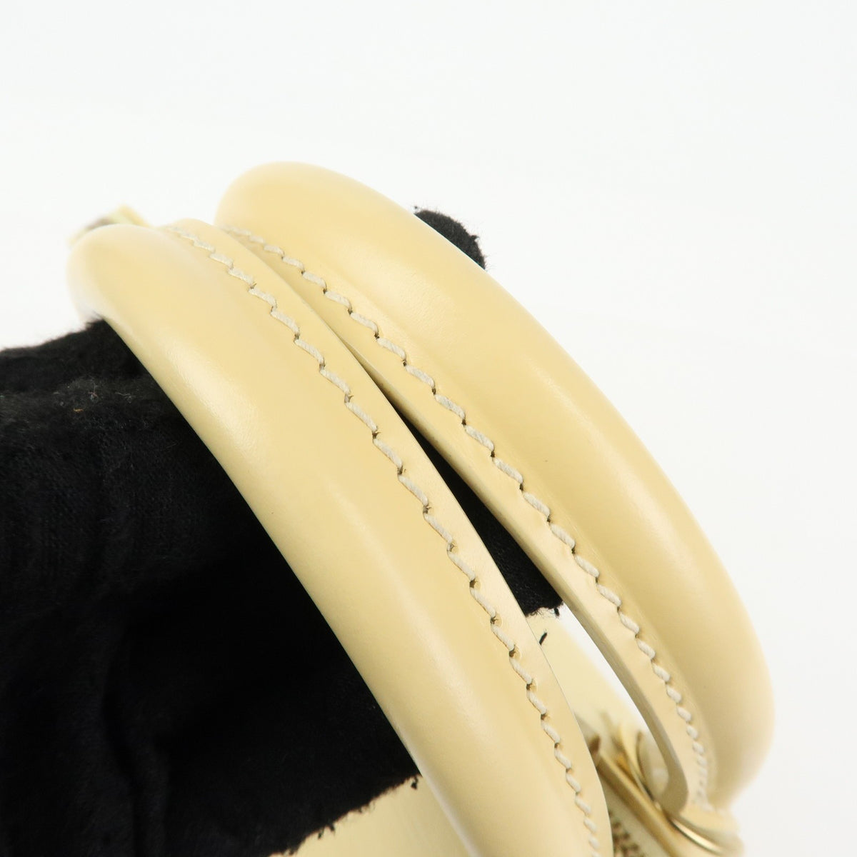 Louis Vuitton Alma Epi Leather, Yellow, Leather, Handbag