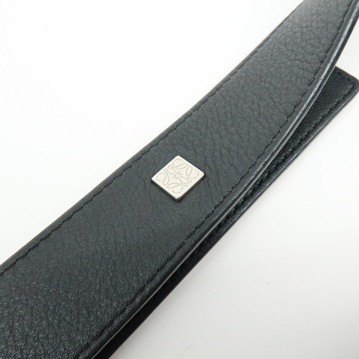 Loewe Hammock Leather, Black, Leather, Handbag