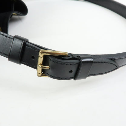 Louis Vuitton Noe Epi Leather, Black, Leather, Shoulder Bag