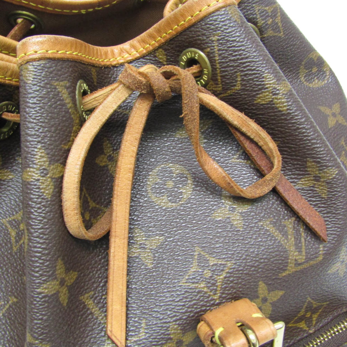 Louis Vuitton Vintage Montsouris Monogram Canvas, Brown, Canvas, Backpack