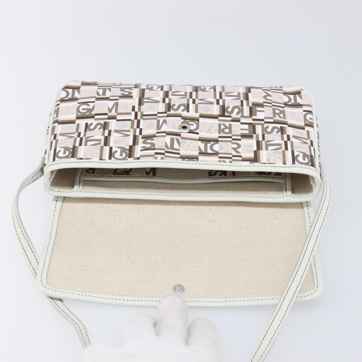 Salvatore Ferragamo Vintage clutch Canvas, Multicolour, Canvas, Clutch