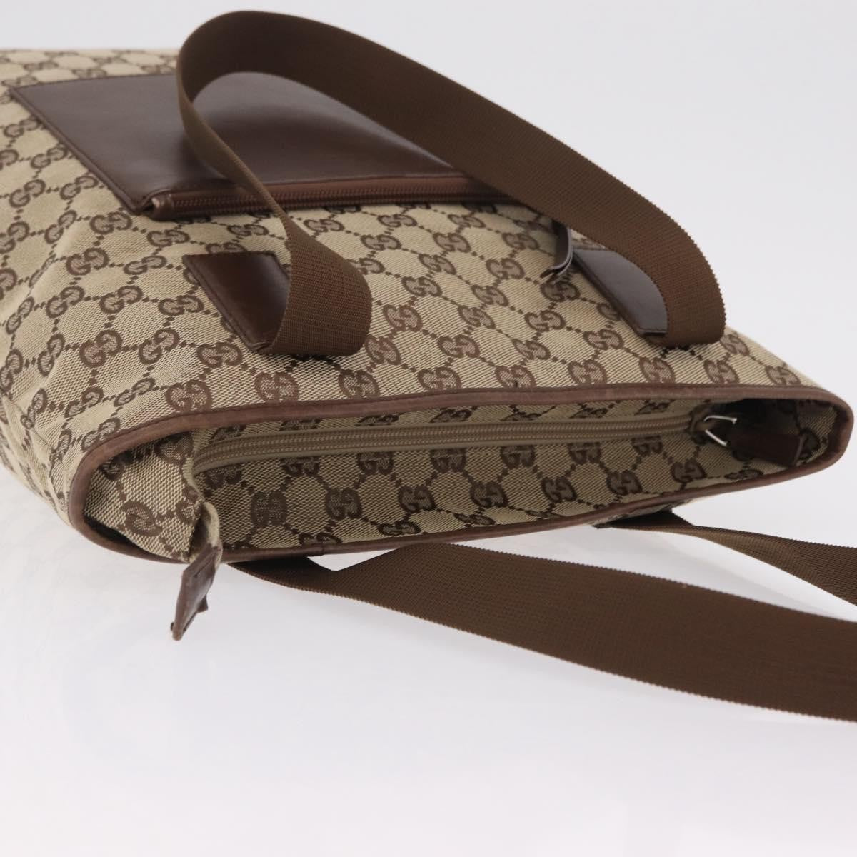 Gucci Convertible Zip GG Canvas, Beige, Canvas, Tote Bag
