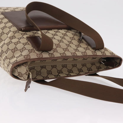 Gucci Convertible Zip GG Canvas, Beige, Canvas, Tote Bag