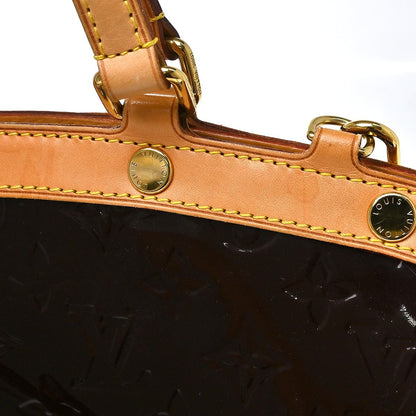 Louis Vuitton Brea Monogram Vernis, Purple, Patent Leather, Handbag