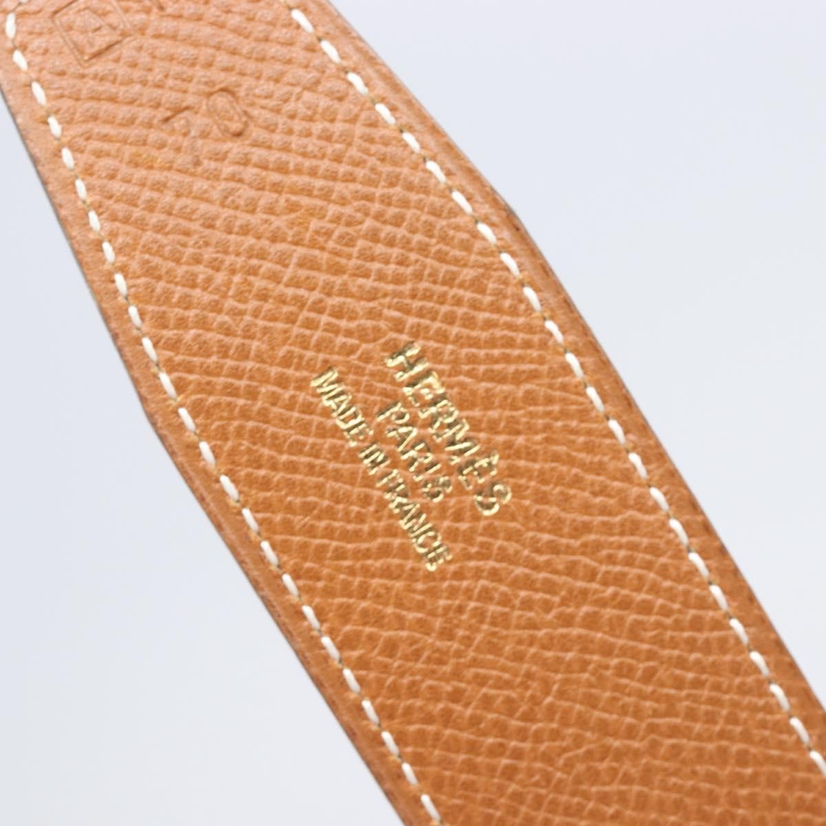 Hermes Constance Reversible Belt Leather, Blue, Leather, Belt