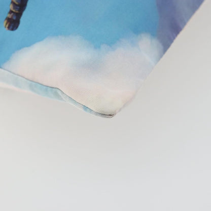 Loewe Paula Drawstring Printed Canvas, Blue, Nylon, Clutch